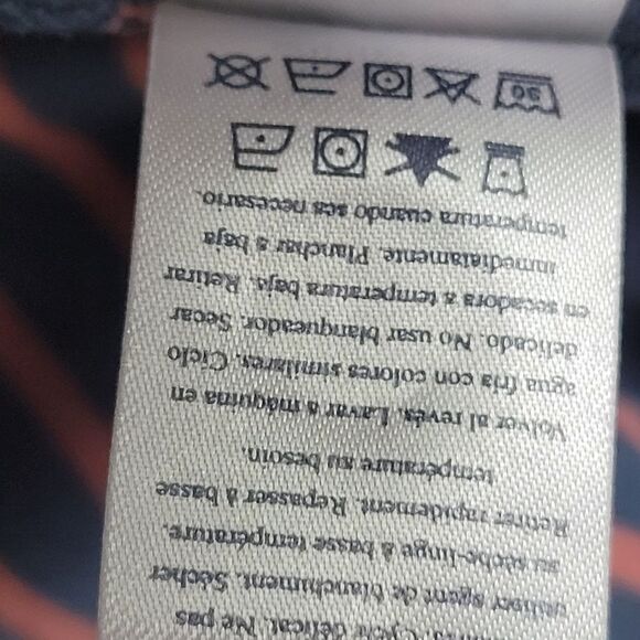 Faherty Men's Shirt Size 2XL Blue Pink Polo Striped Movement Long Sleeve Good Co - Picture 6 of 7